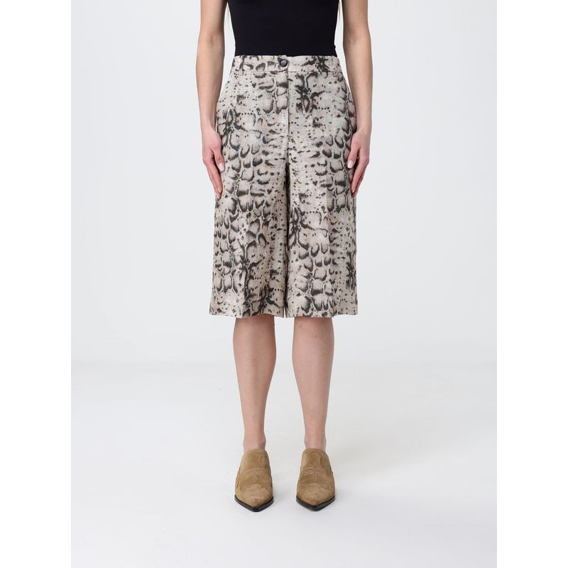 Pinko Shorts Woman Beige